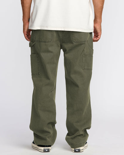 Bad Dog Workwear Pants - Dark Military | Billabong