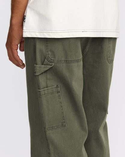 Bad Dog Workwear Pants - Dark Military | Billabong