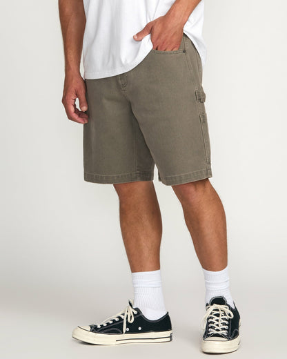 Bad Dog 21" Workwear Shorts - Brown | Billabong
