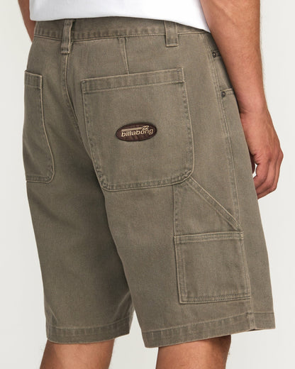 Bad Dog 21" Workwear Shorts - Brown | Billabong