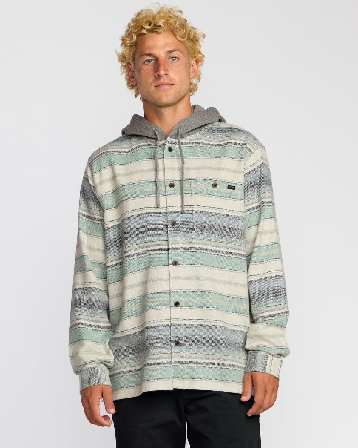 Baja Long Sleeve Flannel Shirt - Oatmeal | Billabong