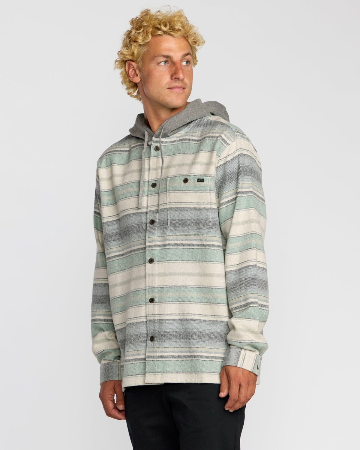 Baja Long Sleeve Flannel Shirt - Oatmeal | Billabong