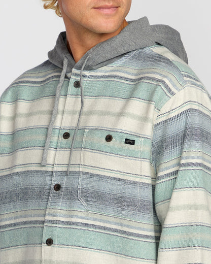 Baja Long Sleeve Flannel Shirt - Oatmeal | Billabong