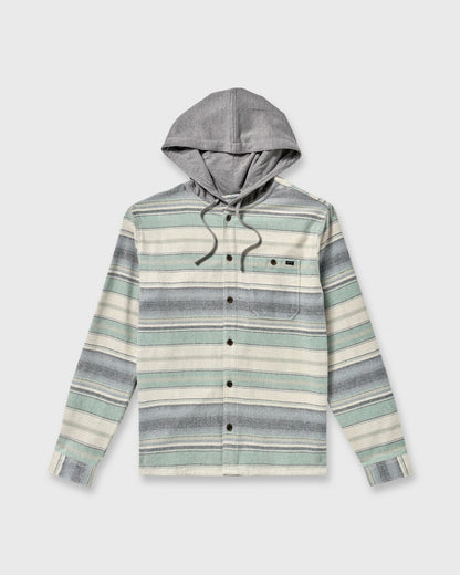 Baja Long Sleeve Flannel Shirt - Oatmeal | Billabong
