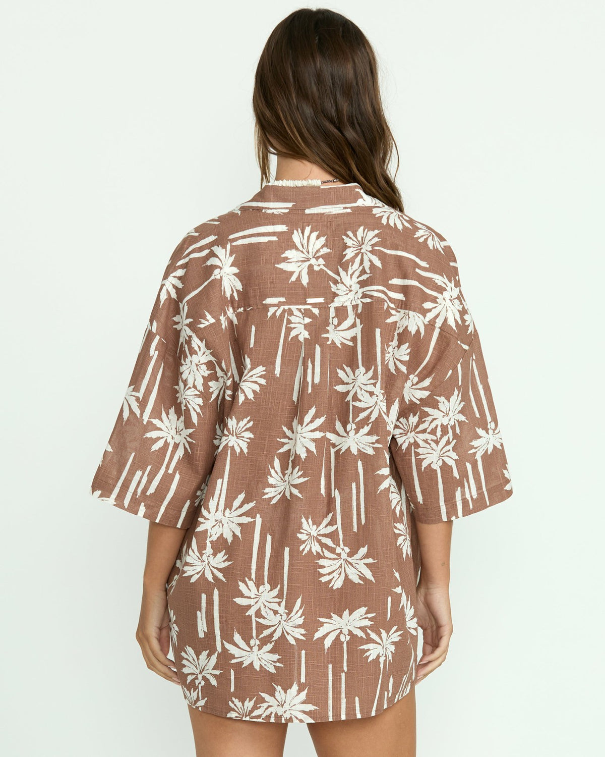 Beach Side Printed Short Sleeve Shirt - Nutmeg | Billabong