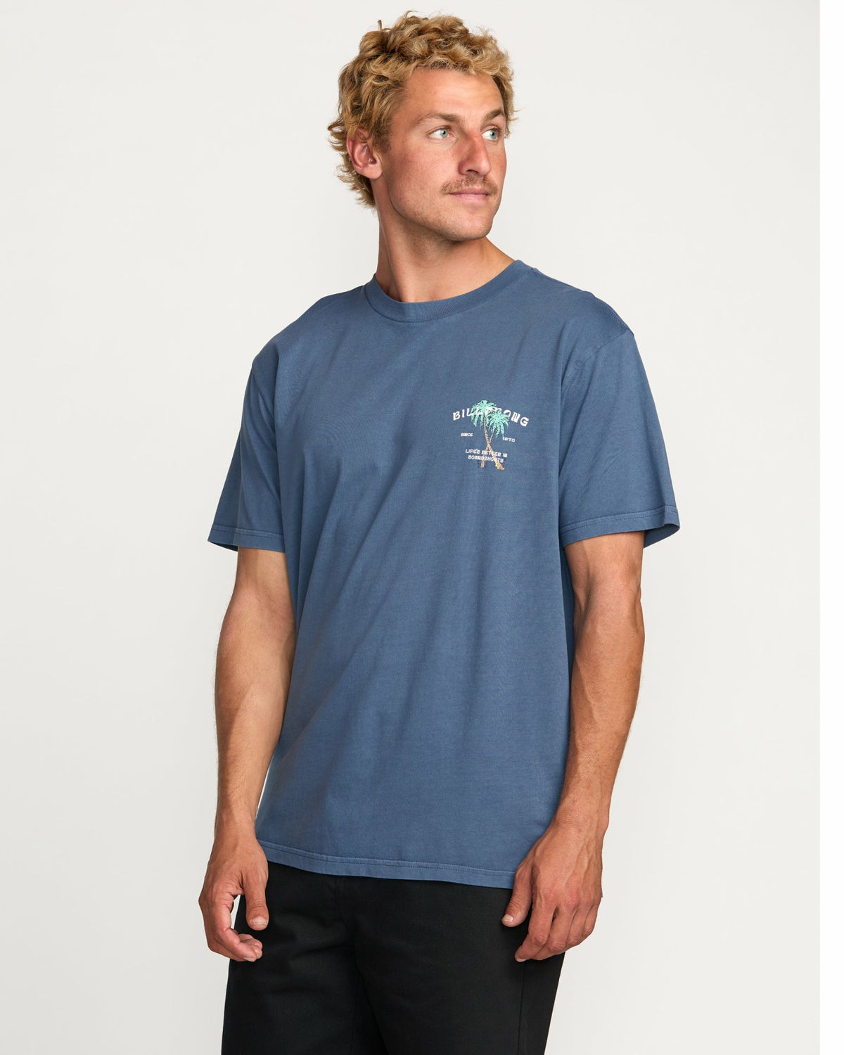 Better Premium Wave Wash Tee - Deep Blue | Billabong