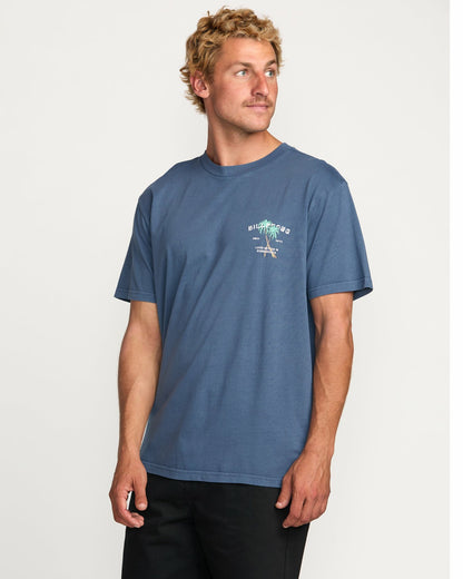 Better Premium Wave Wash Tee - Deep Blue | Billabong