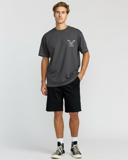 Bird Of Prey Garage OG Short Sleeve T-Shirt - Washed Black | Billabong