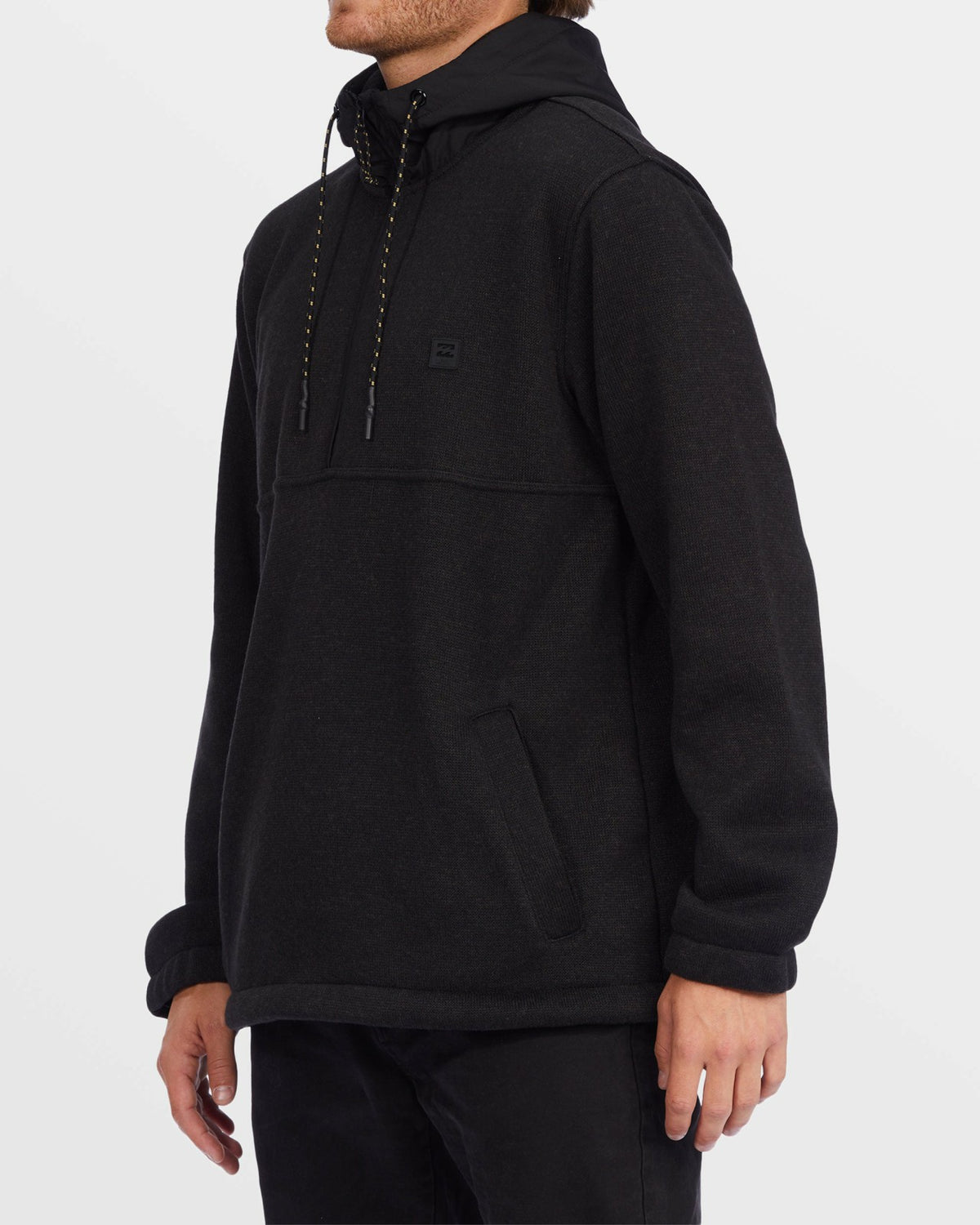 A/Div Boundary Hooded Half-Zip Pullover - Black Heather | Billabong