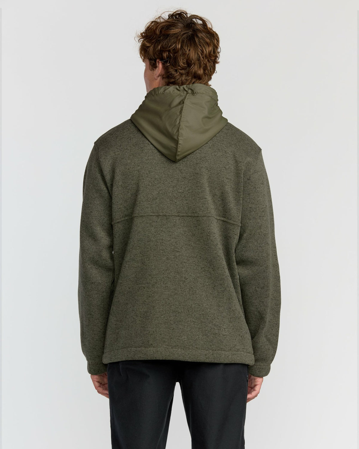 A/Div Boundary Hooded Half-Zip Pullover - Military Heather | Billabong