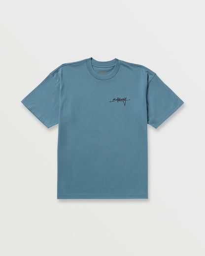 Bracket Script OG Tee - Carolina Blue | Billabong