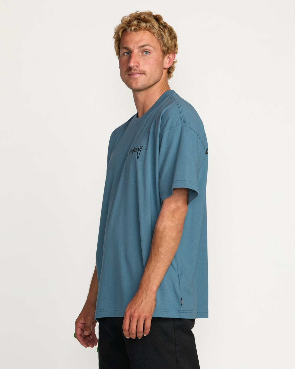 Bracket Script OG Tee - Carolina Blue | Billabong