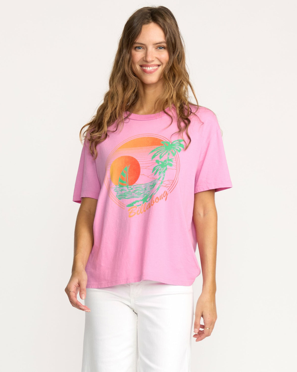 Bright New Day Tee - Bright Rose | Billabong