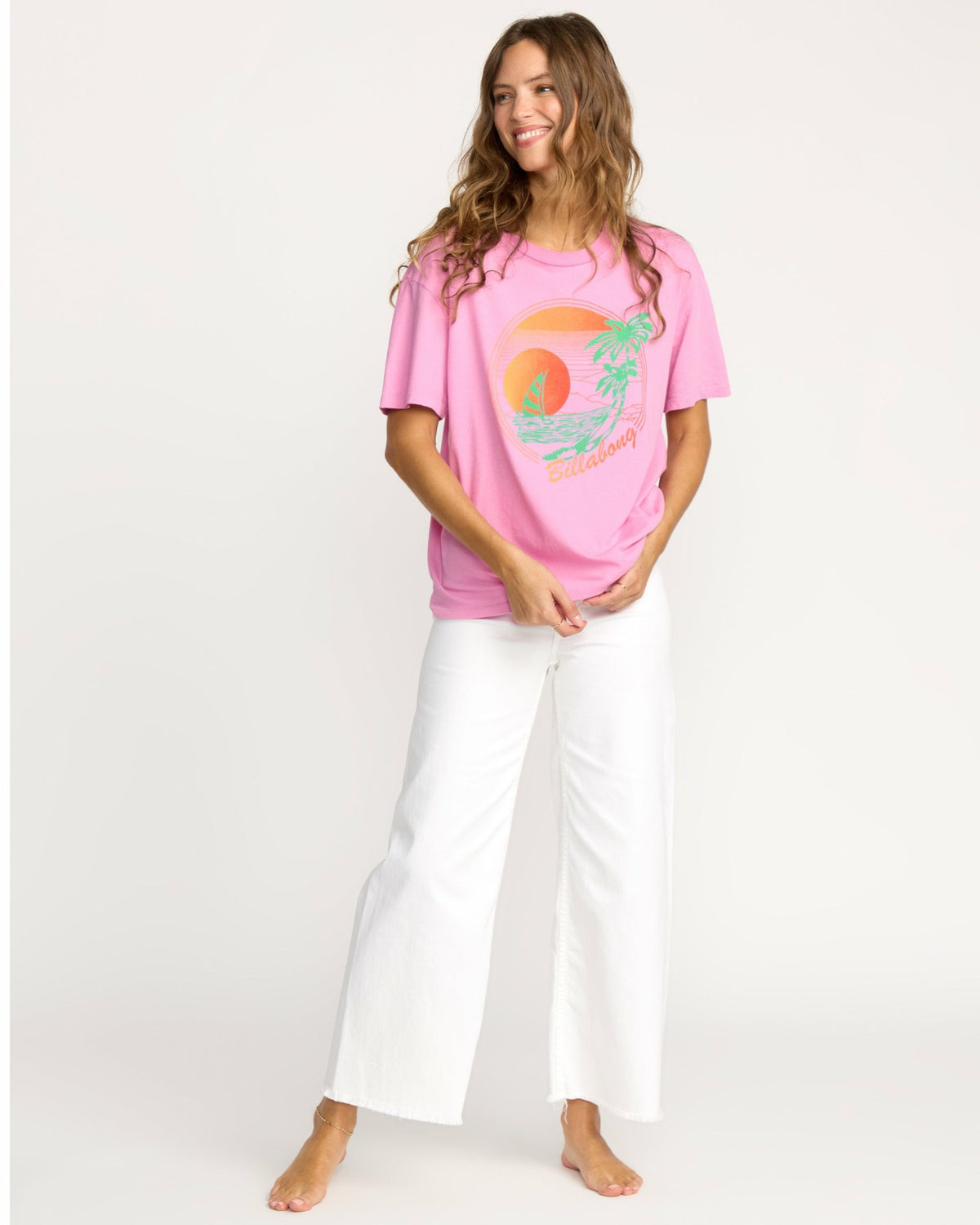 Bright New Day Tee - Bright Rose | Billabong