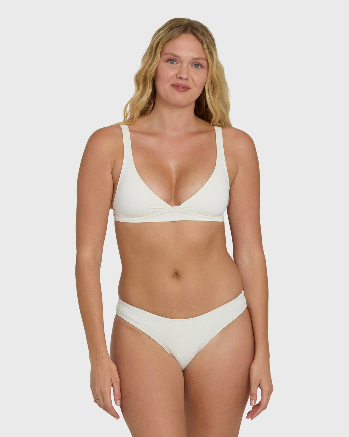 Classic Solid Banded Triangle Bikini Top - Salt Crystal | Billabong