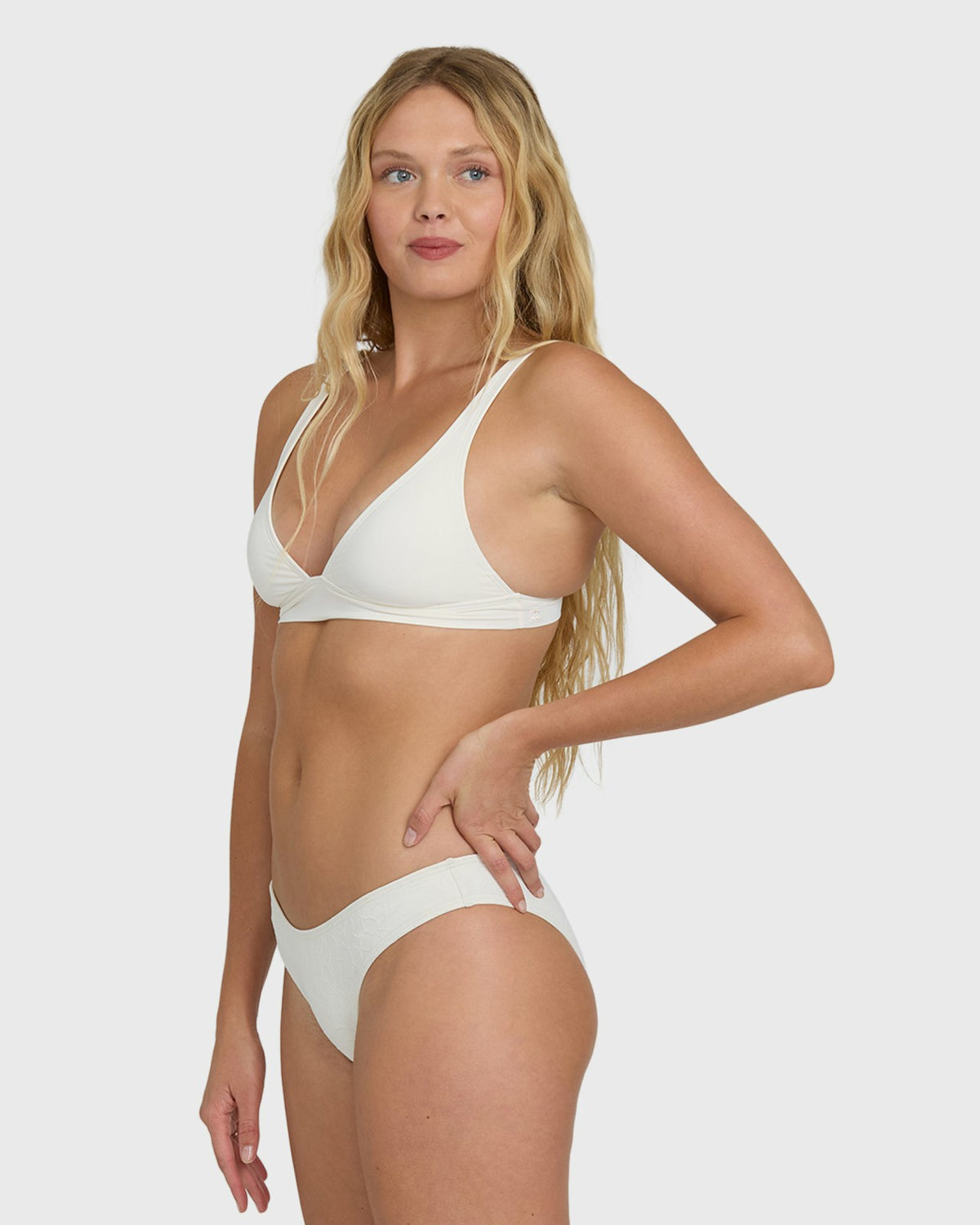 Classic Solid Banded Triangle Bikini Top - Salt Crystal | Billabong