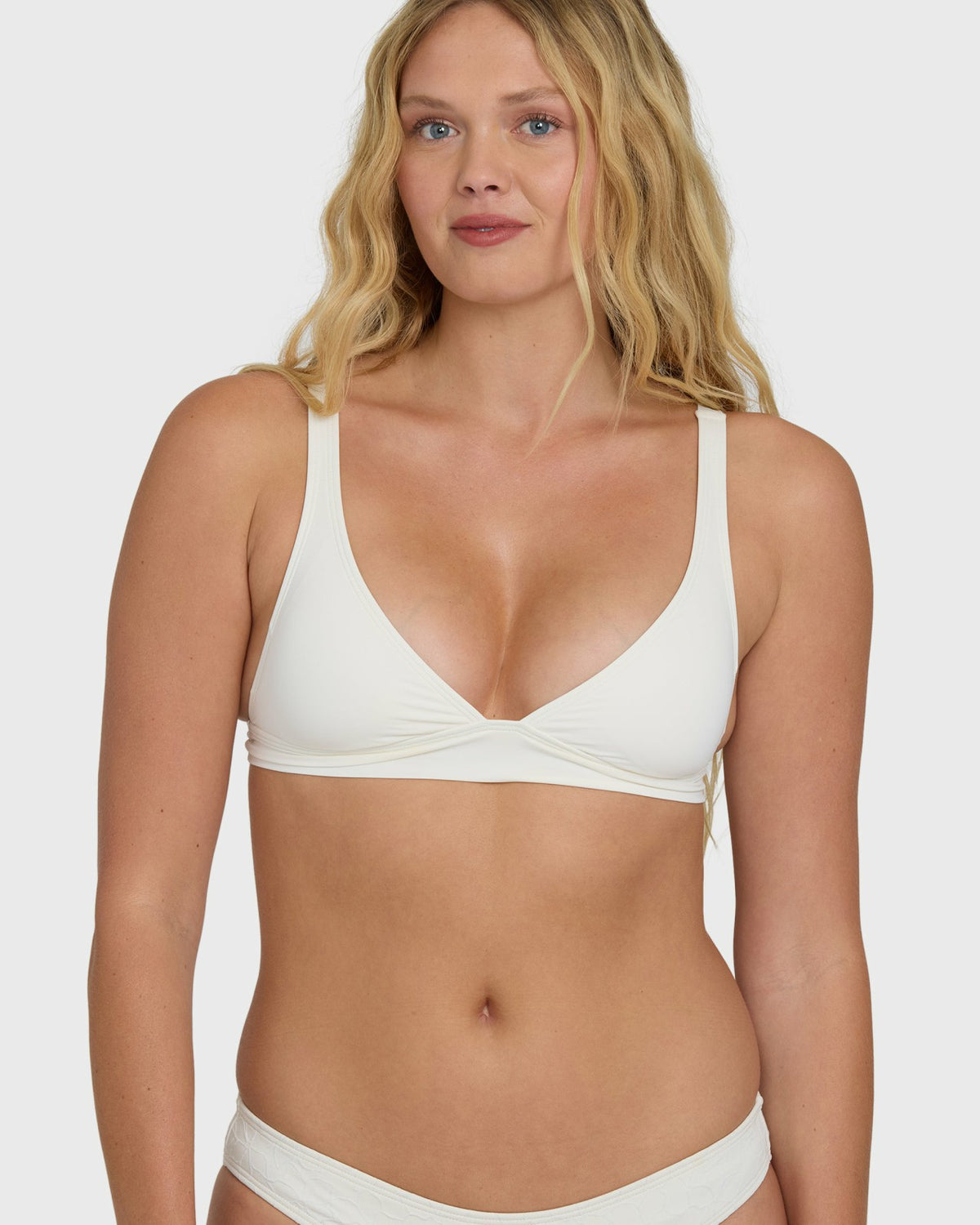 Classic Solid Banded Triangle Bikini Top - Salt Crystal | Billabong