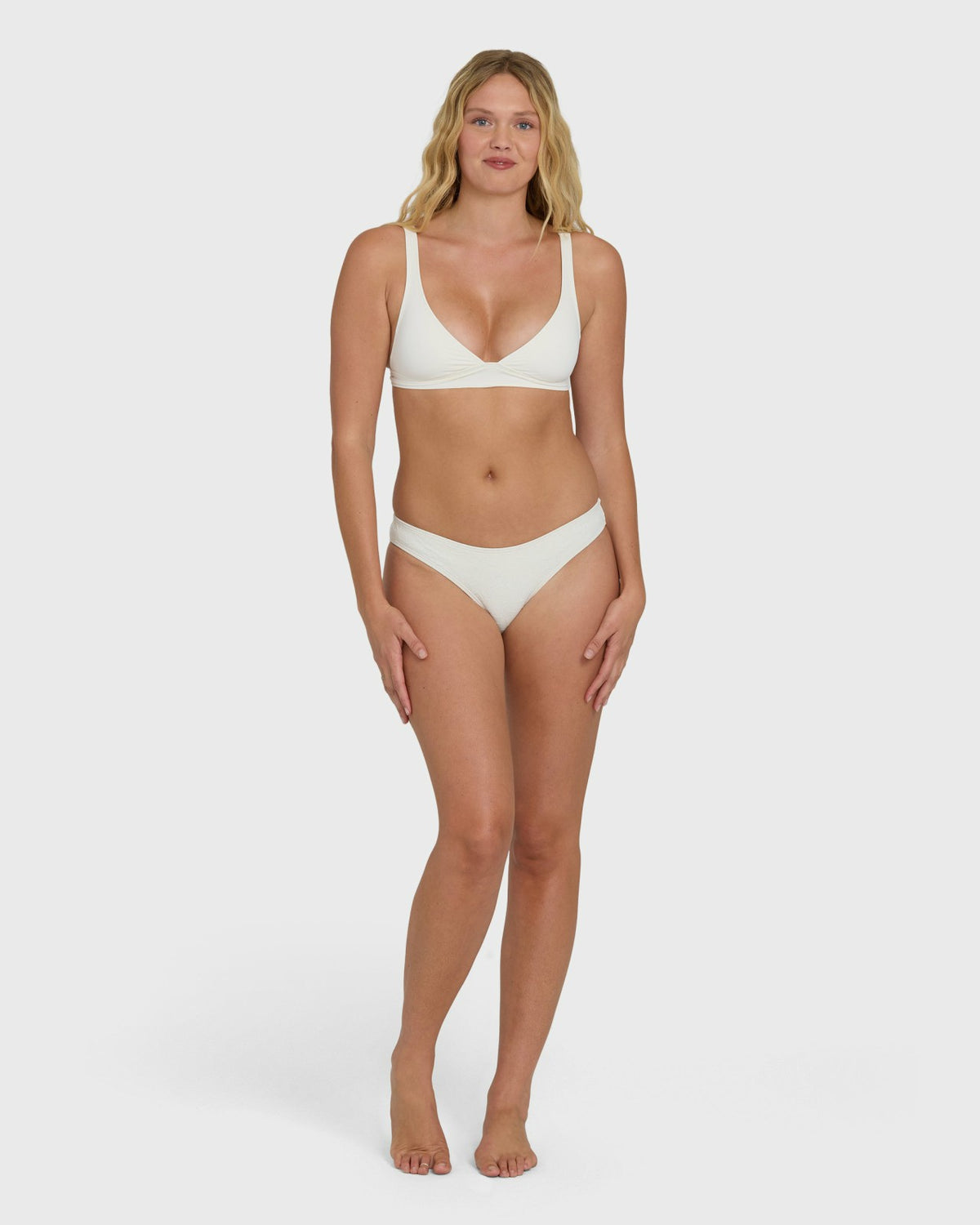 Classic Solid Banded Triangle Bikini Top - Salt Crystal | Billabong