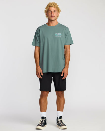 Coastal Range A/Div Short Sleeve T-Shirt - Sea Blue | Billabong