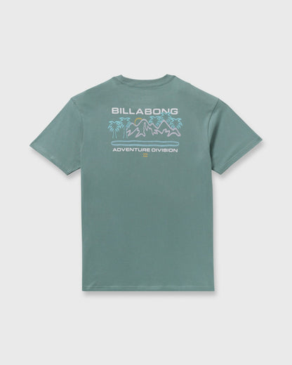 Coastal Range A/Div Short Sleeve T-Shirt - Sea Blue | Billabong
