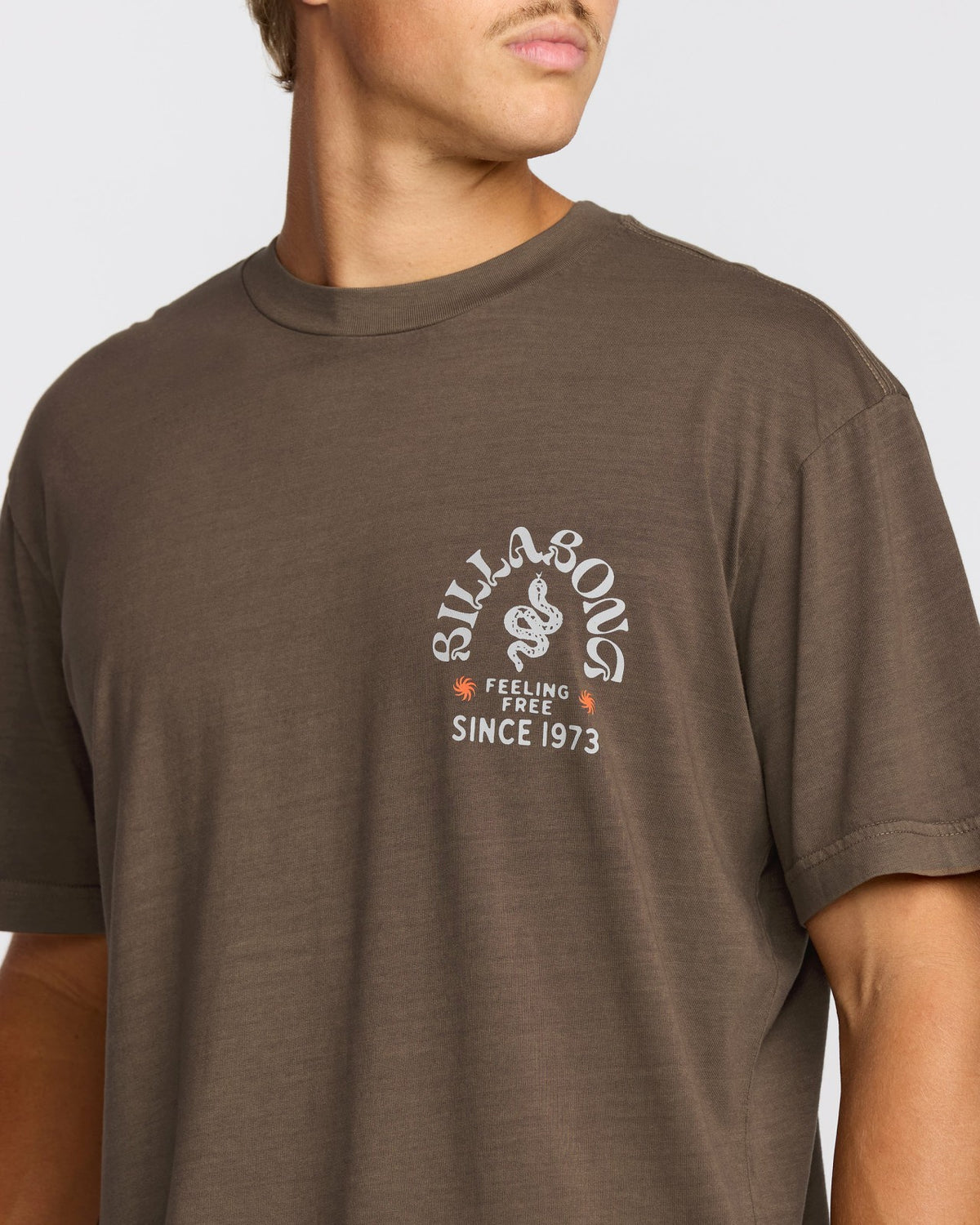 Coiled Premium Wave Wash Short Sleeve T-Shirt - Dark Brown | Billabong