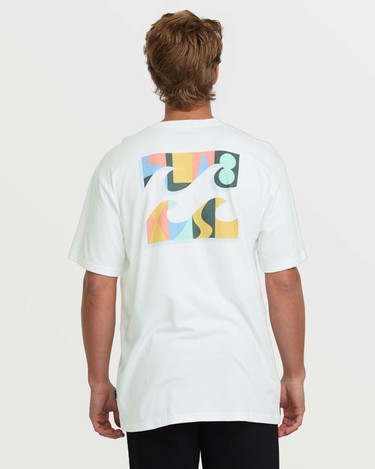 Crayon Wave Premium Tee - White | Billabong
