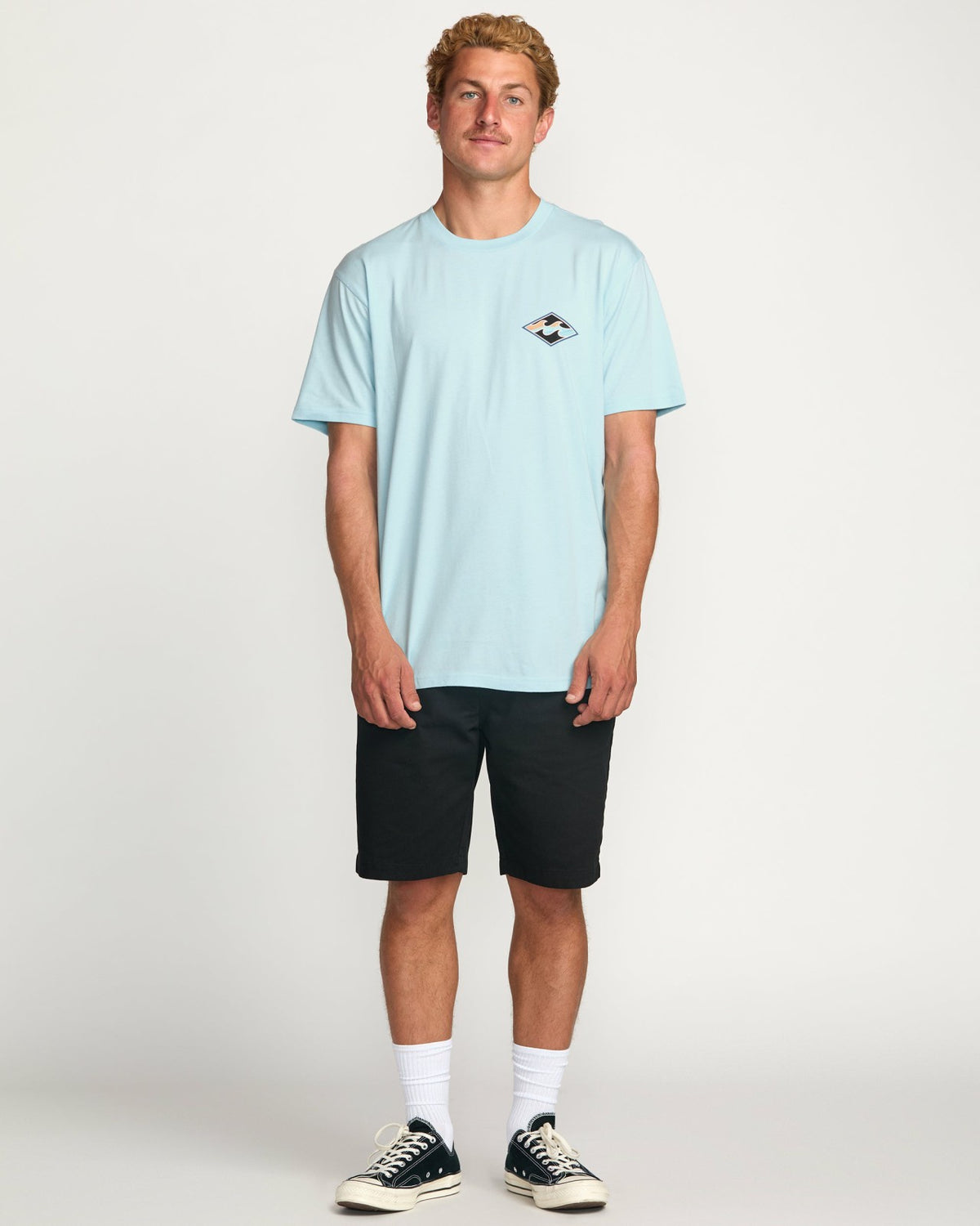 Crayon Wave Premium Tee - Coastal Blue | Billabong