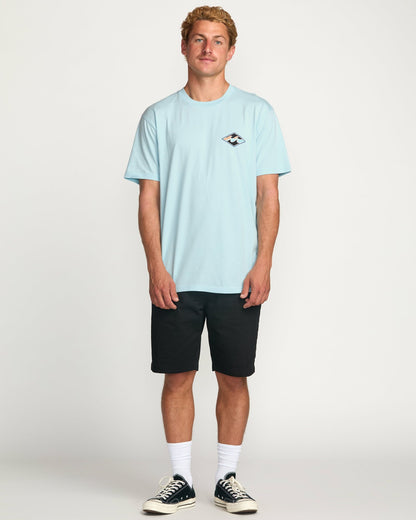 Crayon Wave Premium Tee - Coastal Blue | Billabong