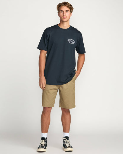 Crayon Wave Premium Tee - Navy | Billabong