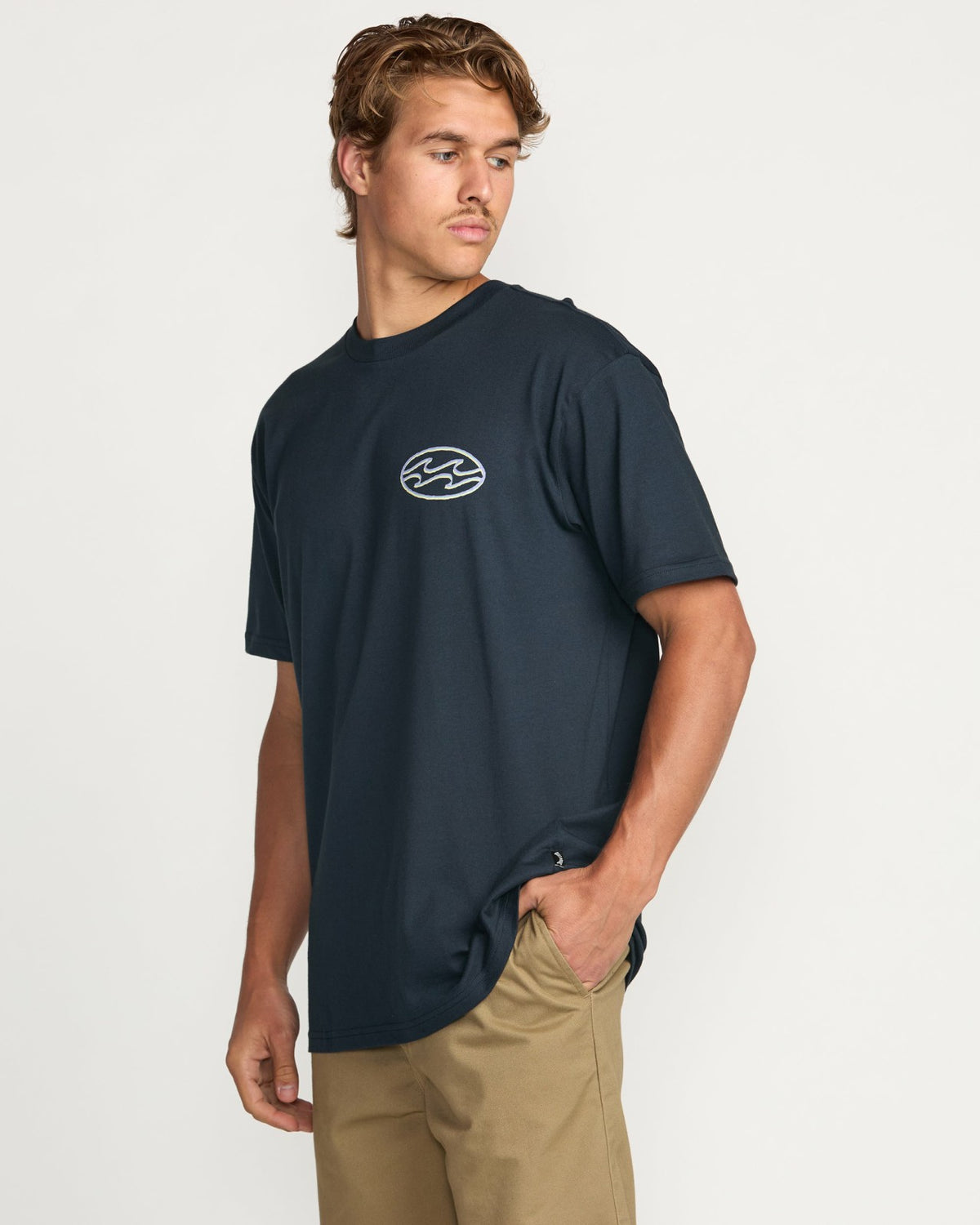 Crayon Wave Premium Tee - Navy | Billabong