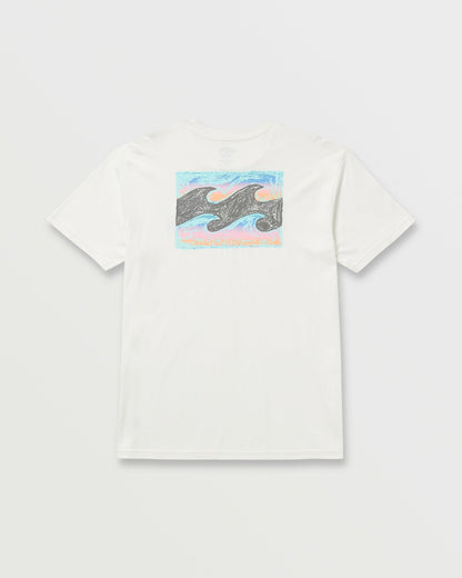 Crayon Wave Premium Tee - Off White | Billabong