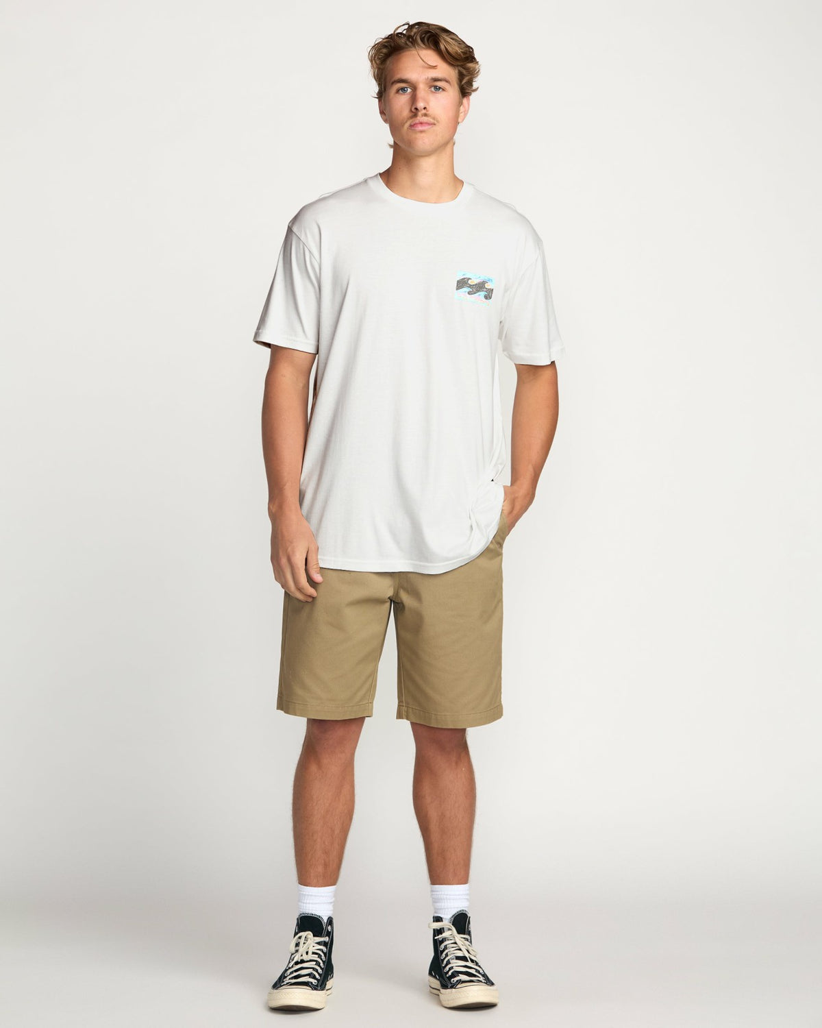 Crayon Wave Premium Tee - Off White | Billabong