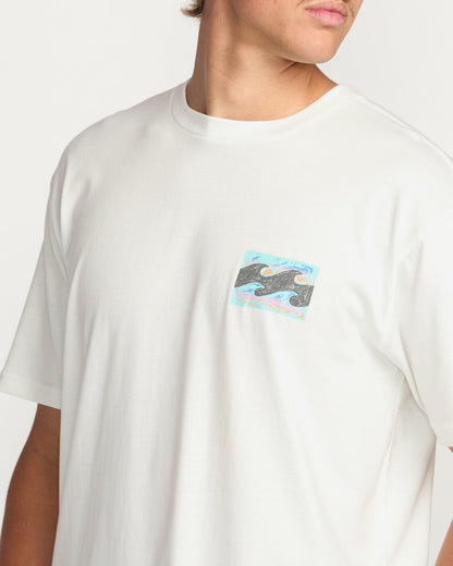 Crayon Wave Premium Tee - Off White | Billabong