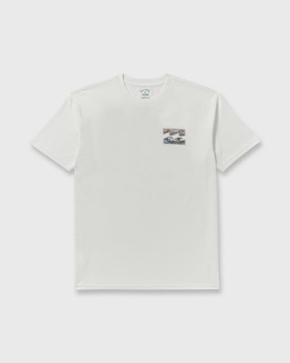 Crayon Wave Premium Short Sleeve T-Shirt - Off White | Billabong