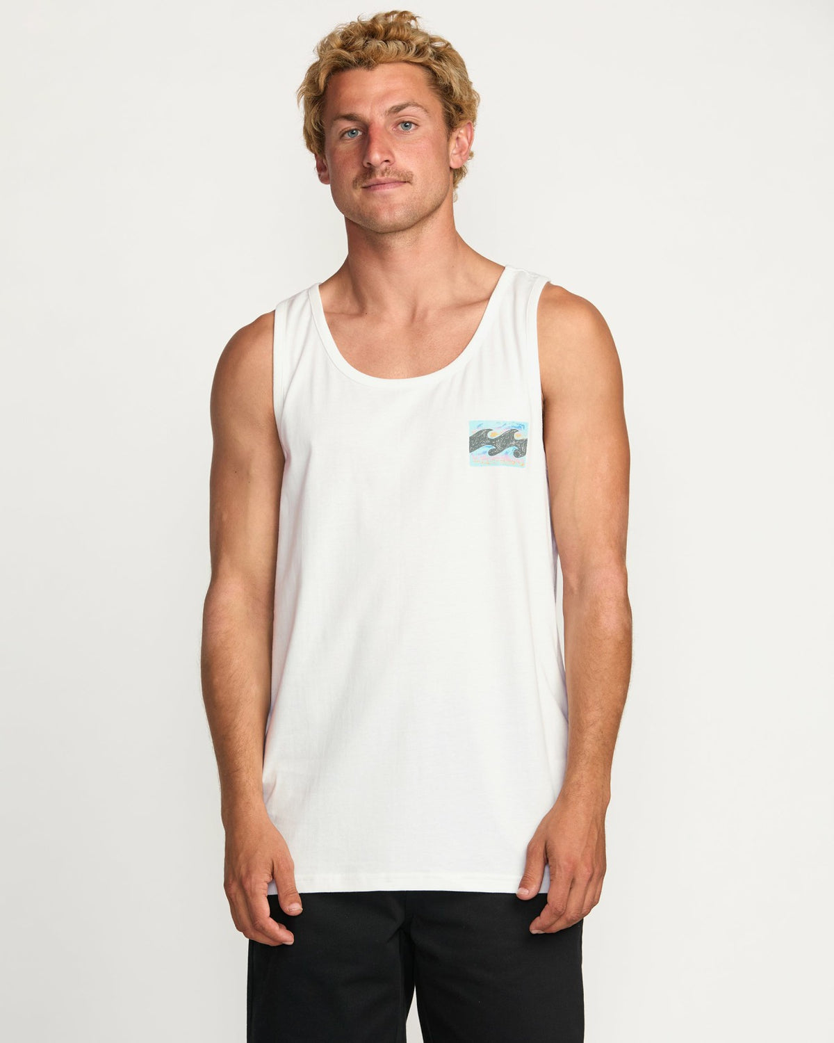 Crayon Wave Premium Tank - Off White | Billabong