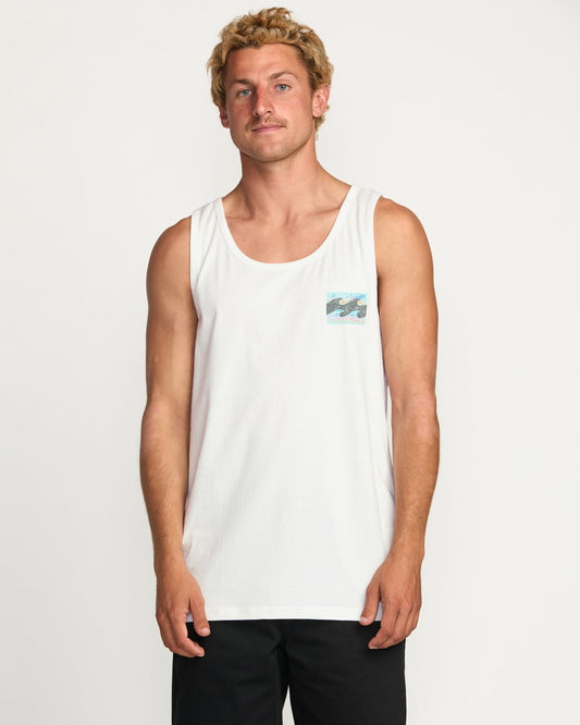 Crayon Wave Premium Tank - Off White | Billabong