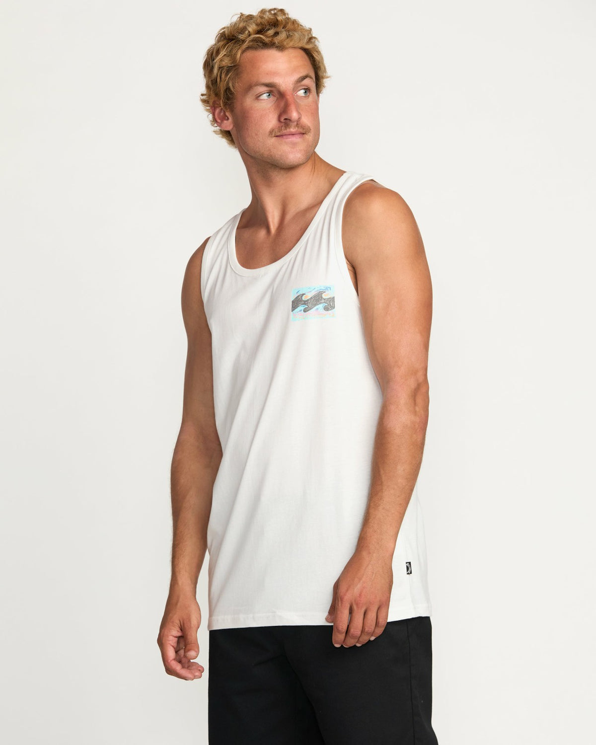 Crayon Wave Premium Tank - Off White | Billabong