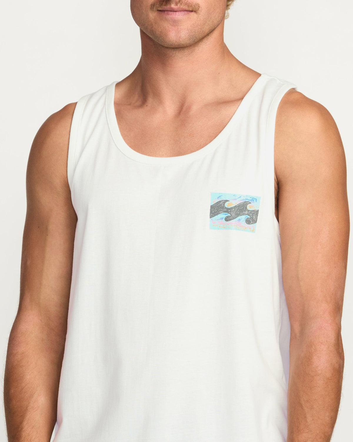 Crayon Wave Premium Tank - Off White | Billabong