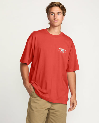 Crossboards OG Tee - Burnt Red | Billabong