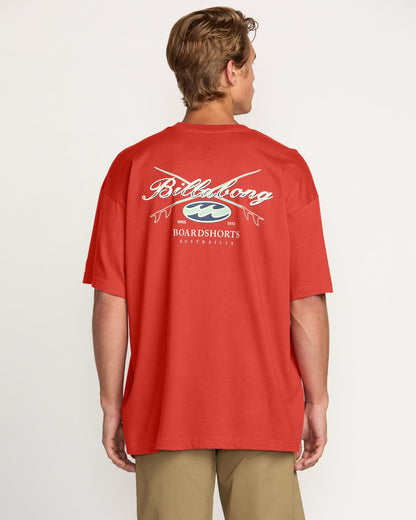 Crossboards OG Tee - Burnt Red | Billabong