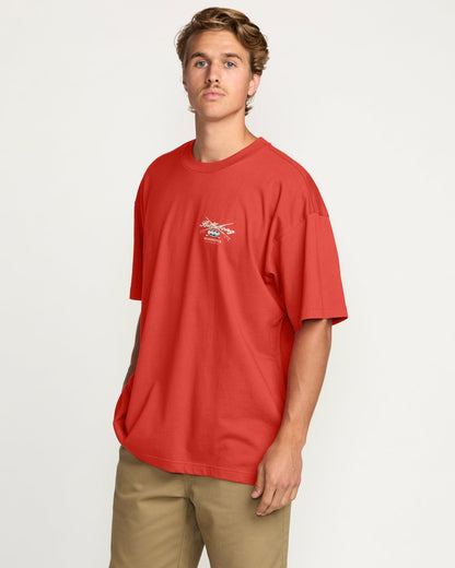 Crossboards OG Tee - Burnt Red | Billabong