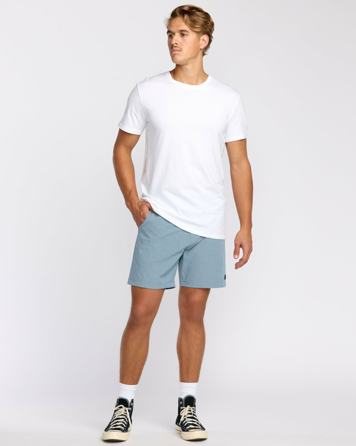 Crossfire Submersible 17" Hybrid Shorts - Slate Blue | Billabong