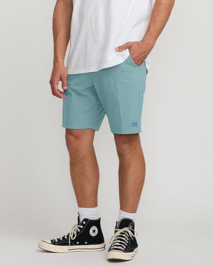 Crossfire Submersible 19" Hybrid Shorts - Glacier Blue | Billabong