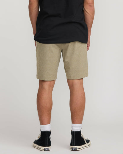 Crossfire Submersible 19" Hybrid Shorts - Khaki | Billabong