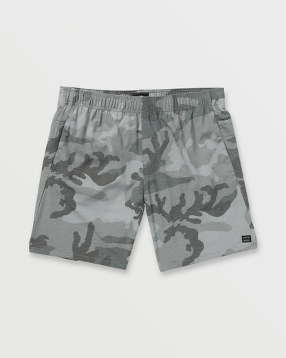 Crossfire Elastic Submersible 18" Hybrid Shorts - Black Camo | Billabong