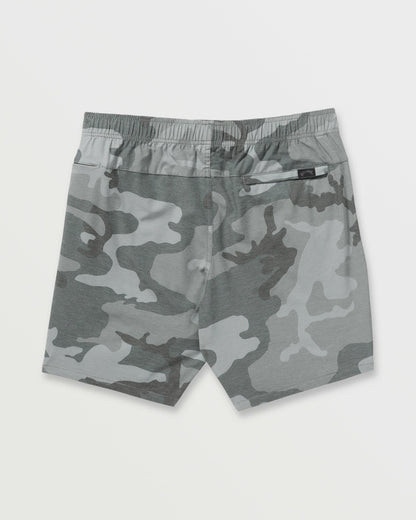 Crossfire Elastic Submersible 18" Hybrid Shorts - Black Camo | Billabong