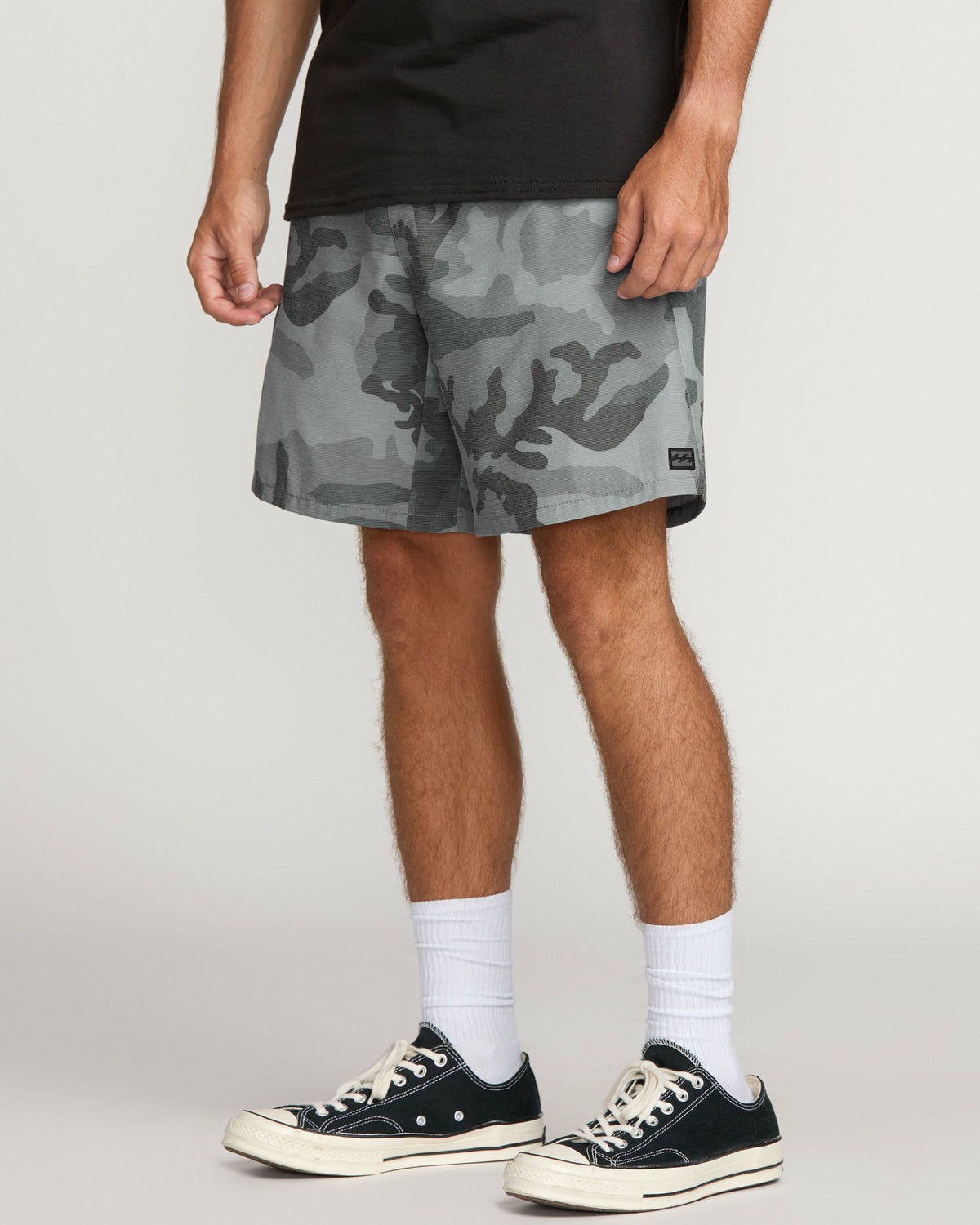 Crossfire Elastic Submersible 18" Hybrid Shorts - Black Camo | Billabong