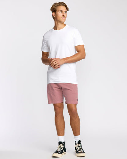 Crossfire Wave Wash Submersible 18" Hybrid Shorts - Dusty Rose | Billabong