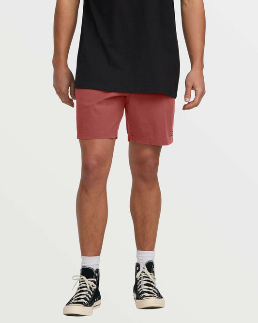 Crossfire Wave Wash Submersible 18" Hybrid Shorts - Dusty Red | Billabong