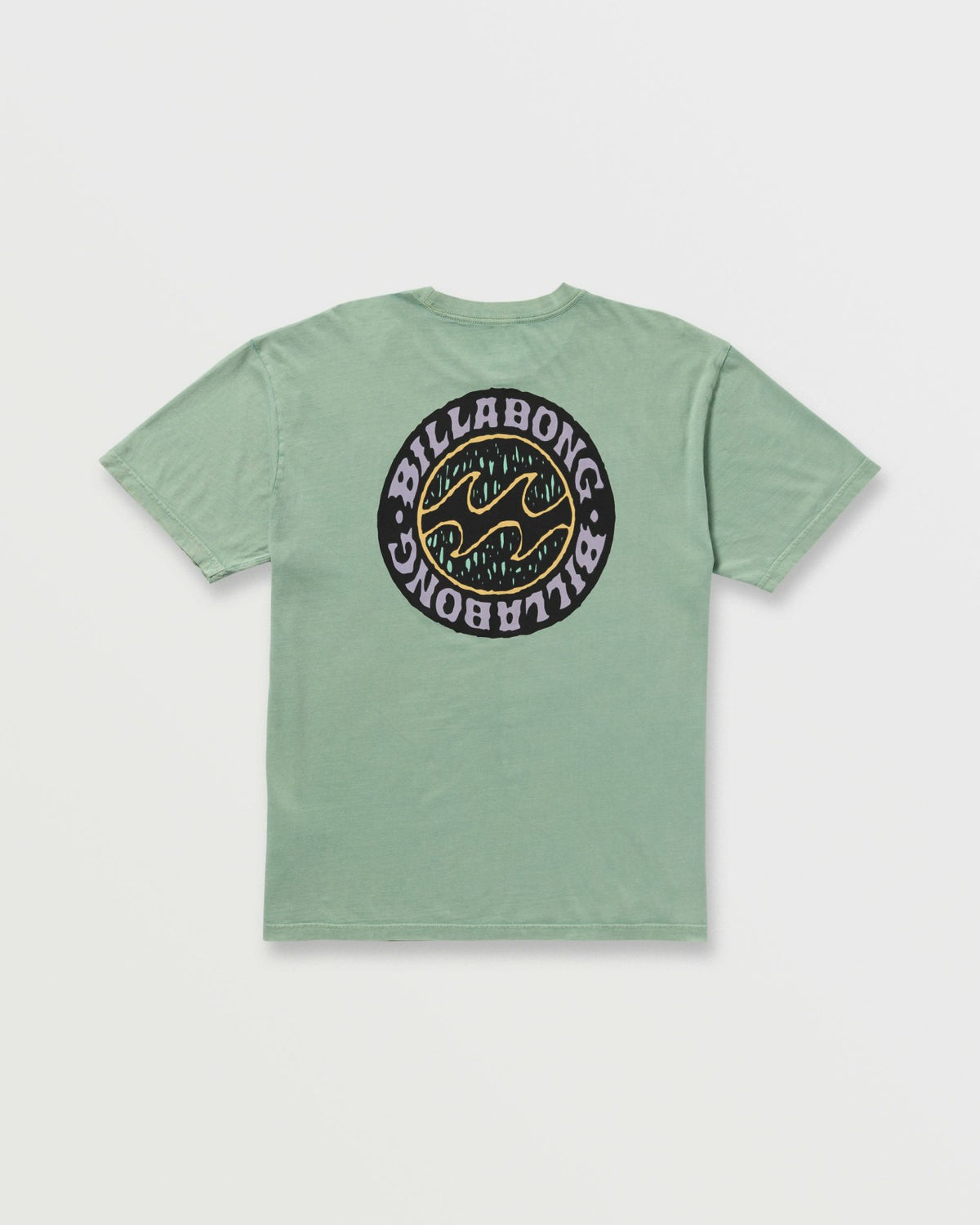Decal Regular Wave Wash Tee - Mist Green | Billabong